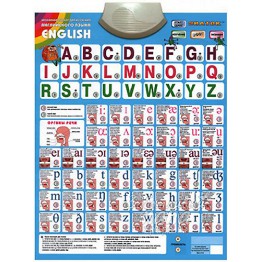 Английская говорящая азбука, Знаток (электронный плакат)                                            